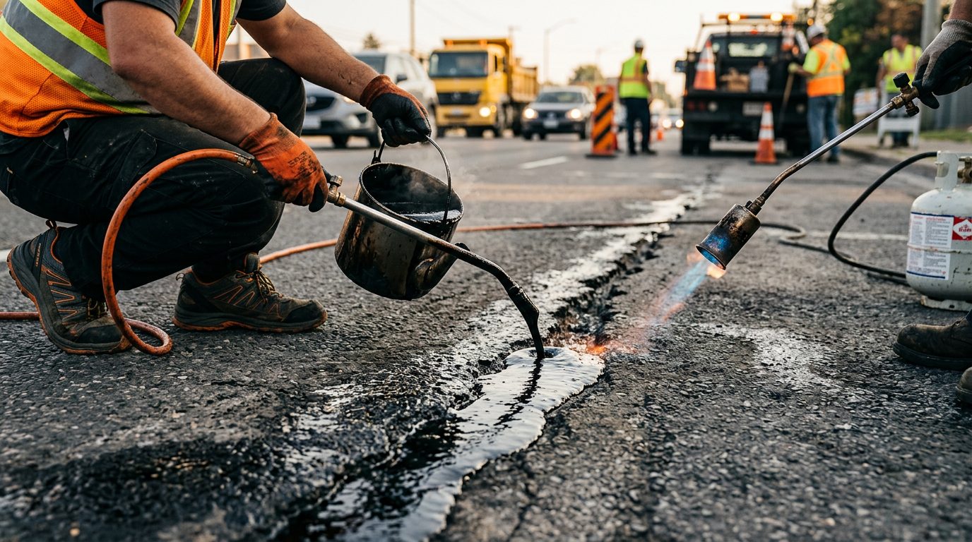 Bitumen Crack Repair