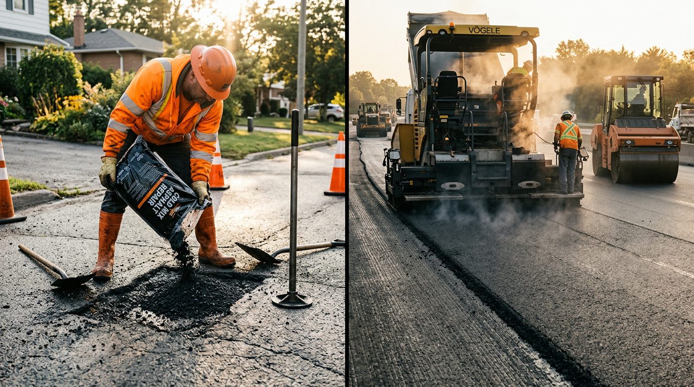 Cold Mix Asphalt vs Hot Mix Asphalt