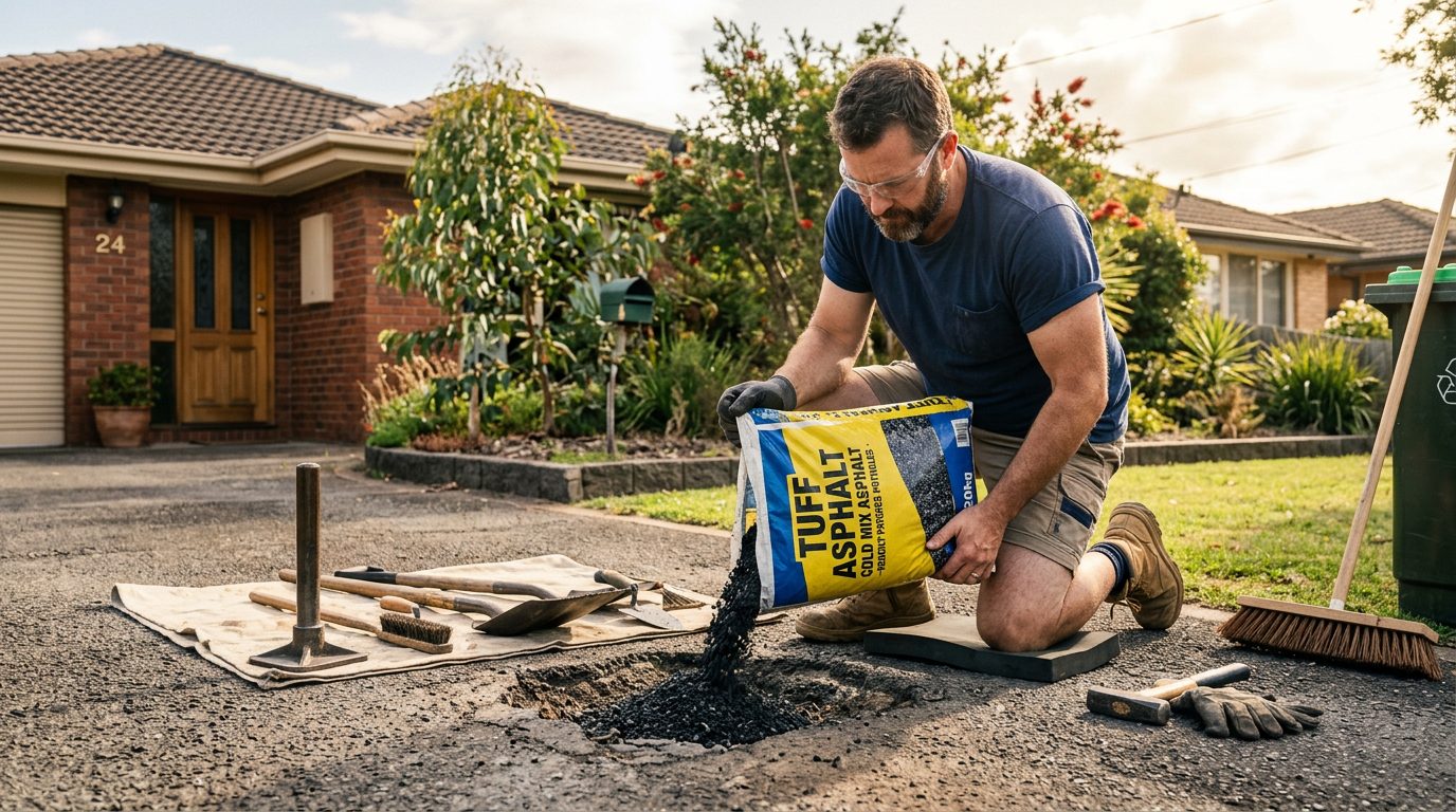 DIY Asphalt Driveway Repair